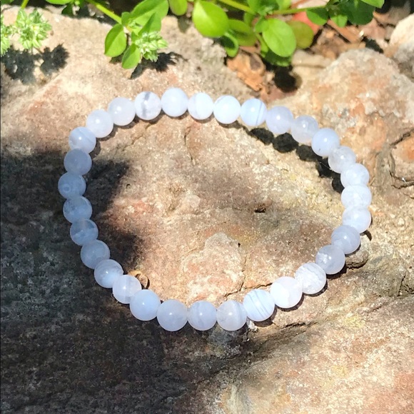Blue Chalcedony Bracelet - Picture 2 of 4